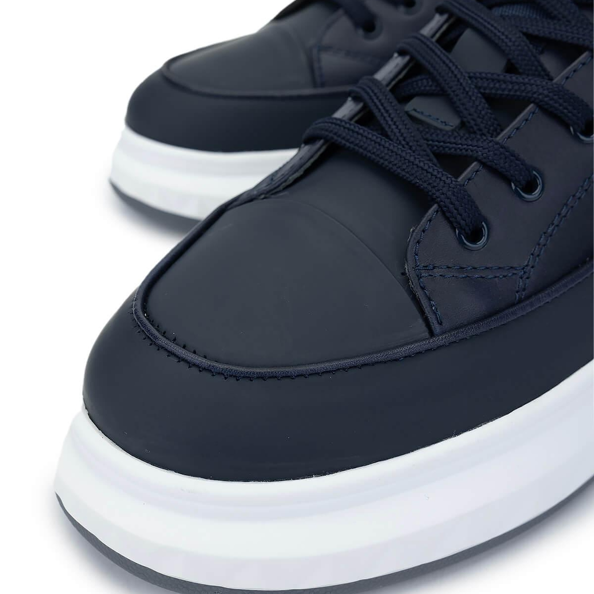 Tamer Tanca Erkek Hakiki Deri Lacivert Casual Ayakkabı