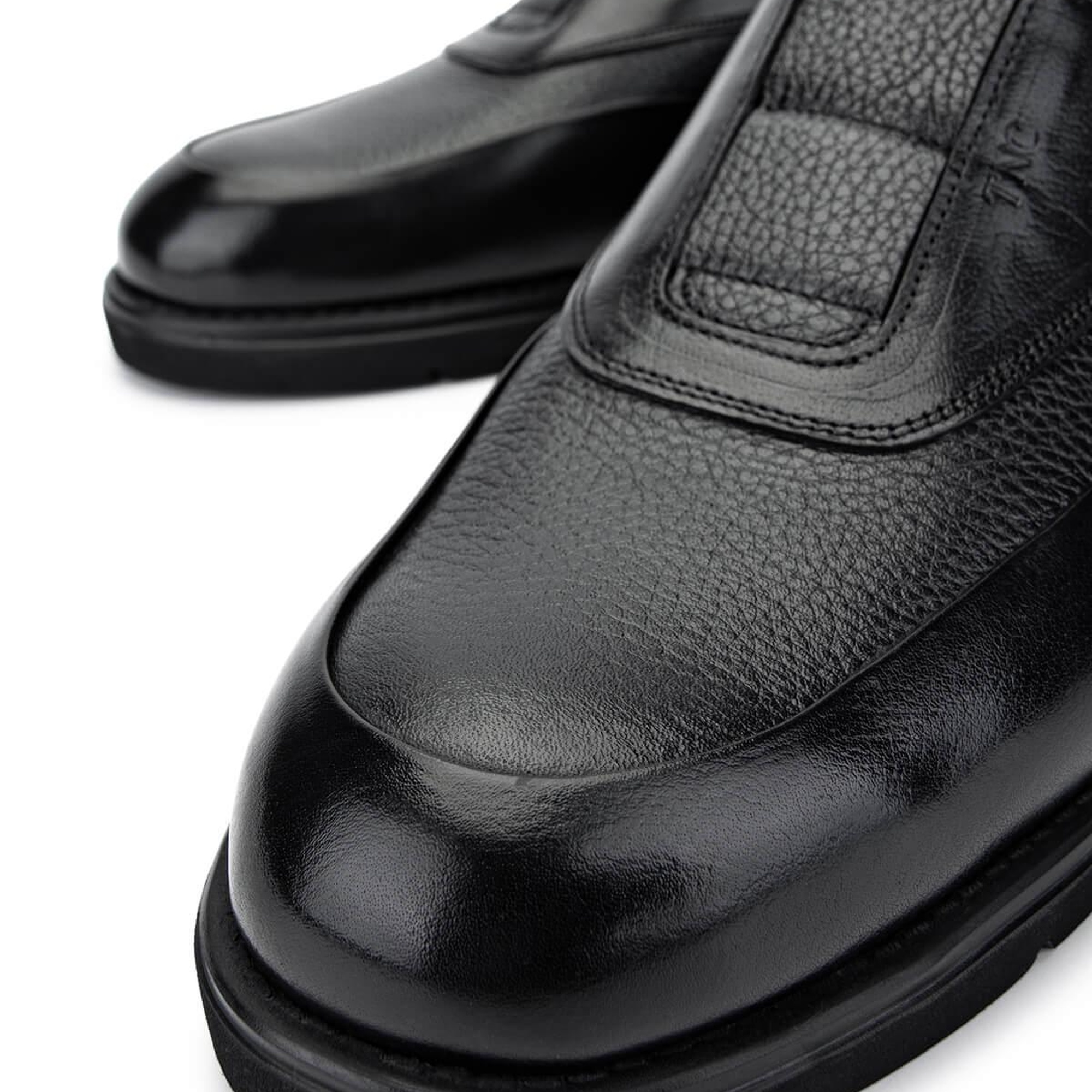 Tamer Tanca Erkek Hakiki Deri Siyah Casual Ayakkabı