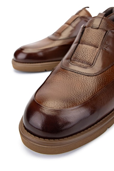  Tamer Tanca Erkek Hakiki Deri Taba Casual Ayakkabı