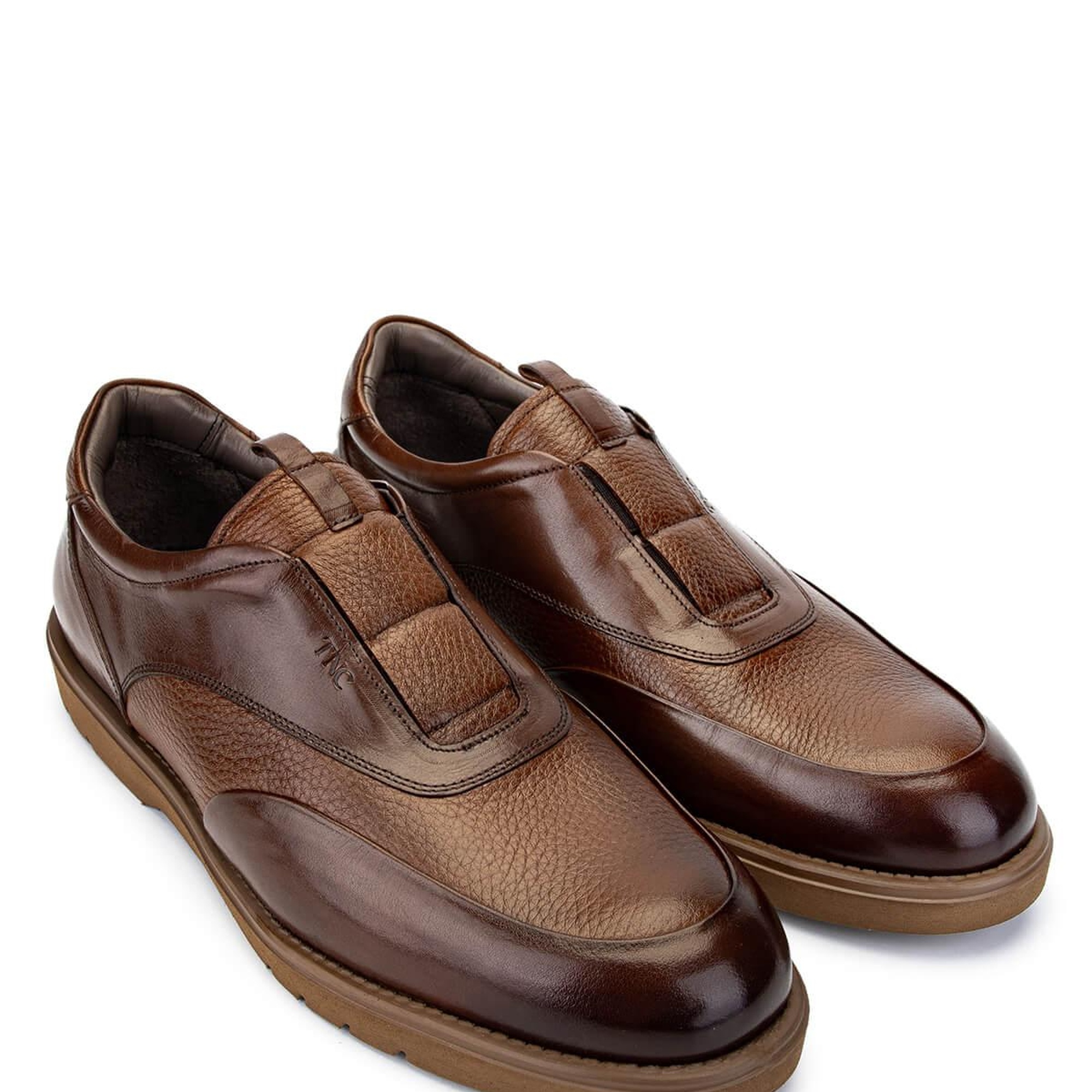 Tamer Tanca Erkek Hakiki Deri Taba Casual Ayakkabı