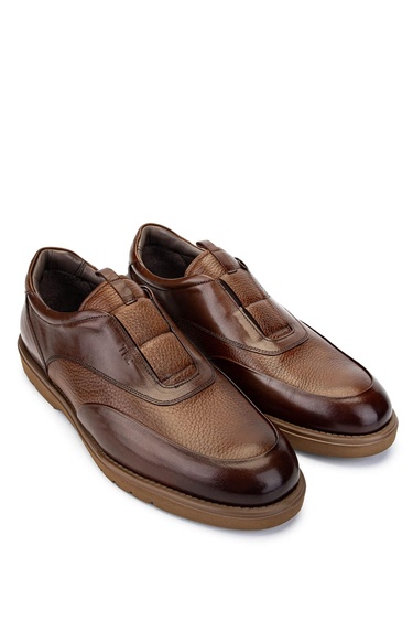  Tamer Tanca Erkek Hakiki Deri Taba Casual Ayakkabı