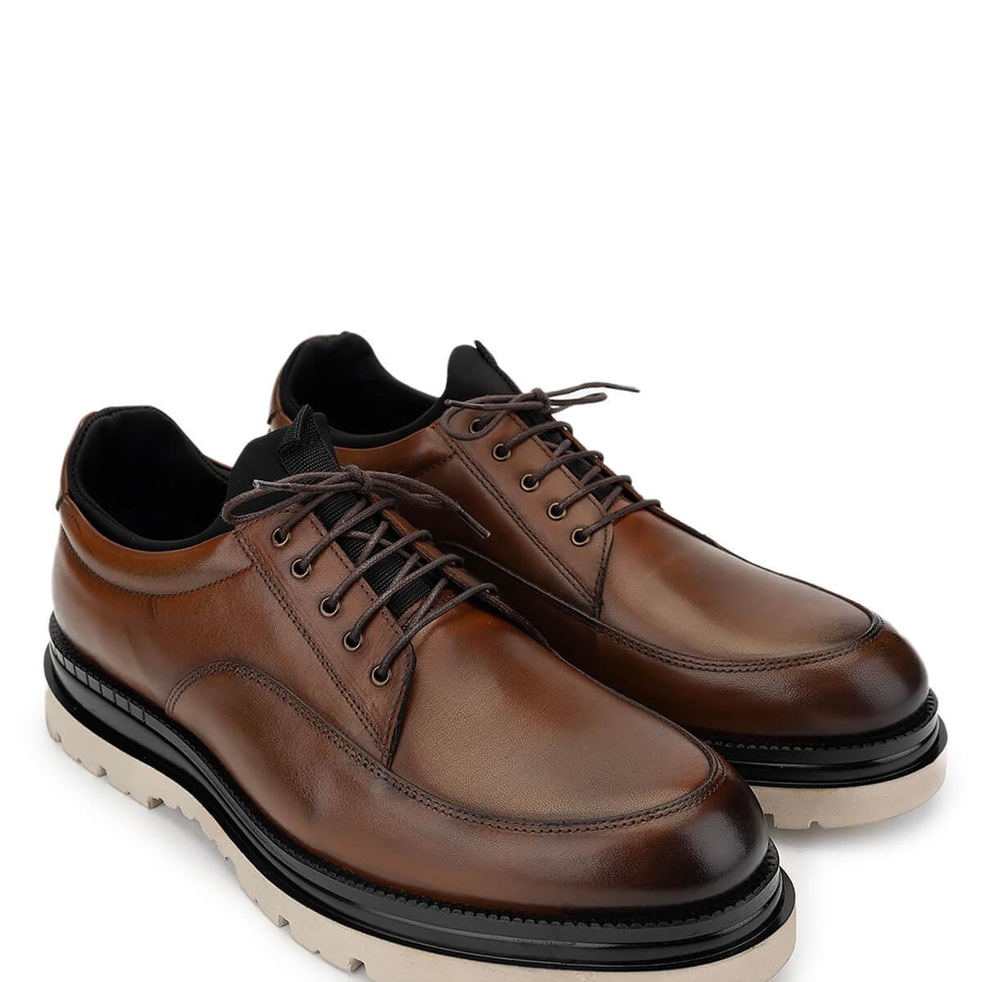 Tamer Tanca Erkek Hakiki Deri Taba Casual Ayakkabı