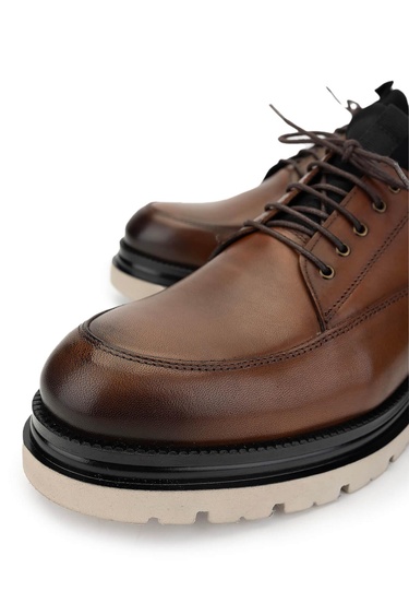  Tamer Tanca Erkek Hakiki Deri Taba Casual Ayakkabı