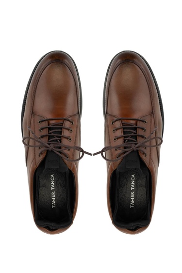  Tamer Tanca Erkek Hakiki Deri Taba Casual Ayakkabı