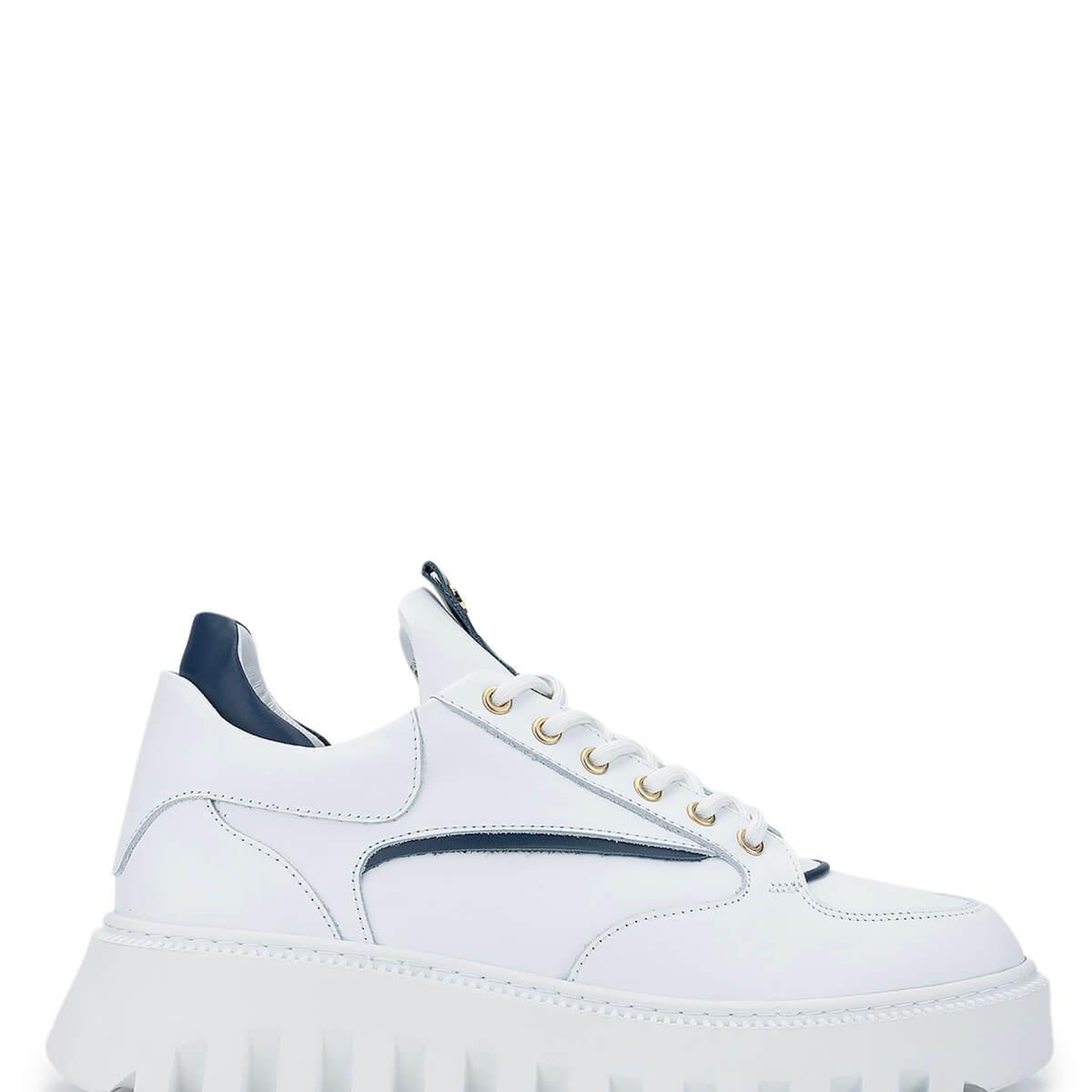 Tamer Tanca Erkek Hakiki Deri Beyaz Casual Ayakkabı