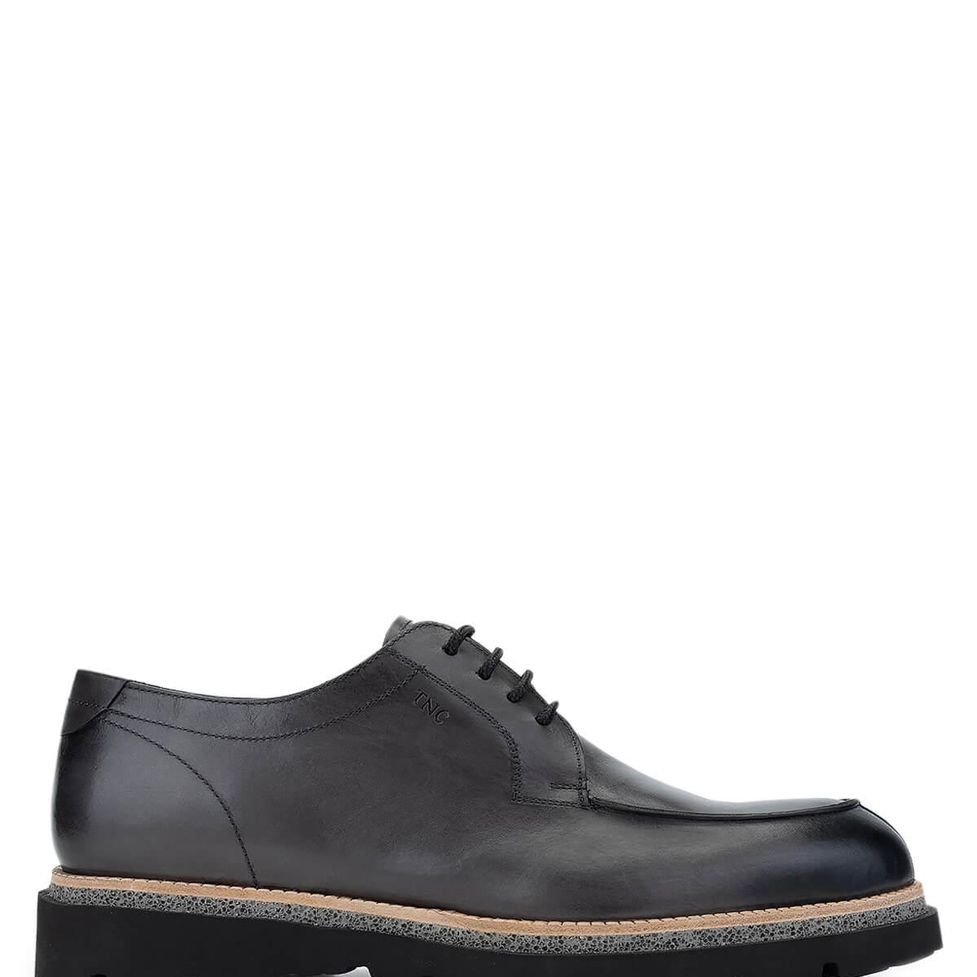 Tamer Tanca Erkek Hakiki Deri Gri Casual Ayakkabı