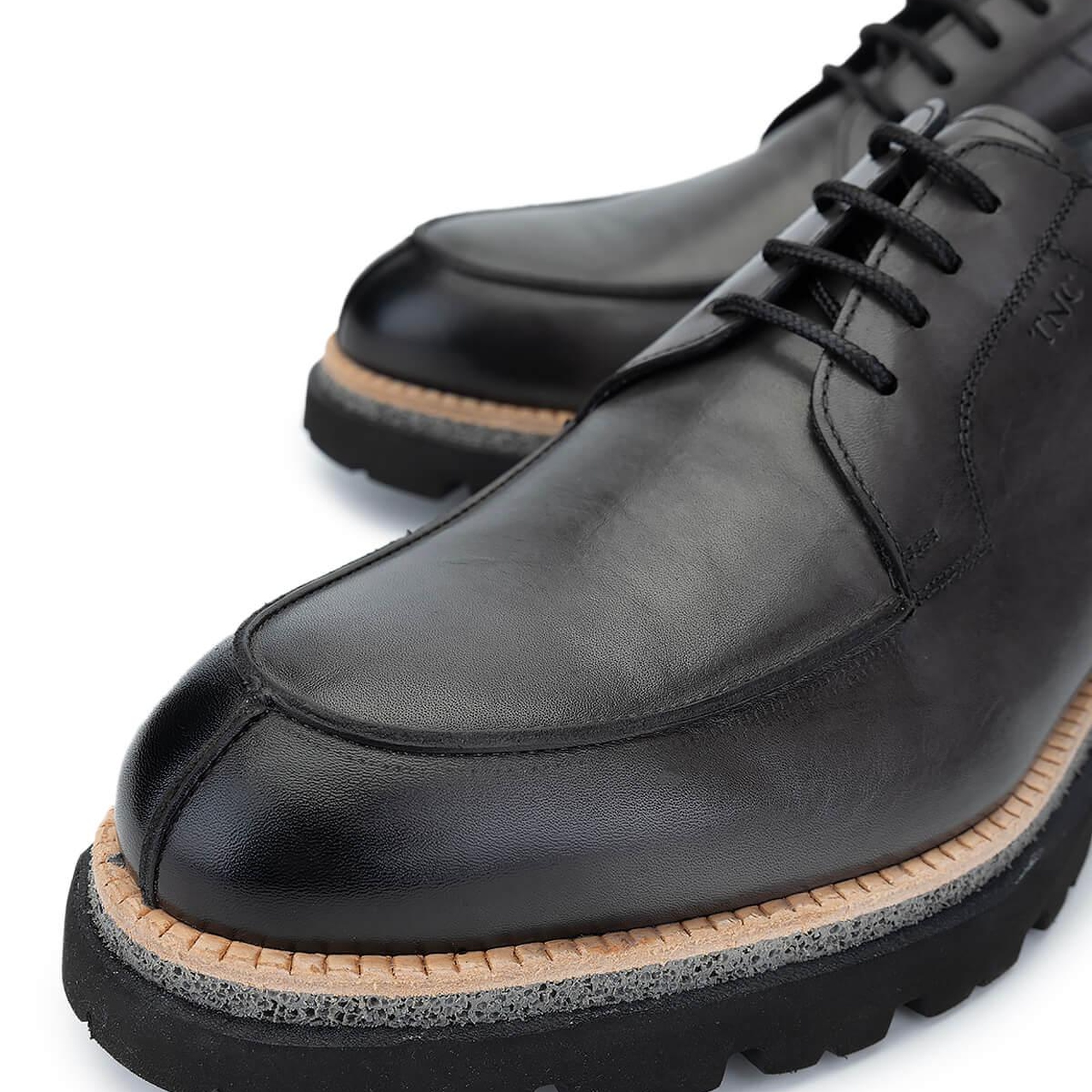 Tamer Tanca Erkek Hakiki Deri Gri Casual Ayakkabı