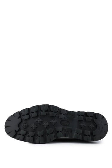  Tamer Tanca Erkek Hakiki Deri Siyah Açma Casual Ayakkabı