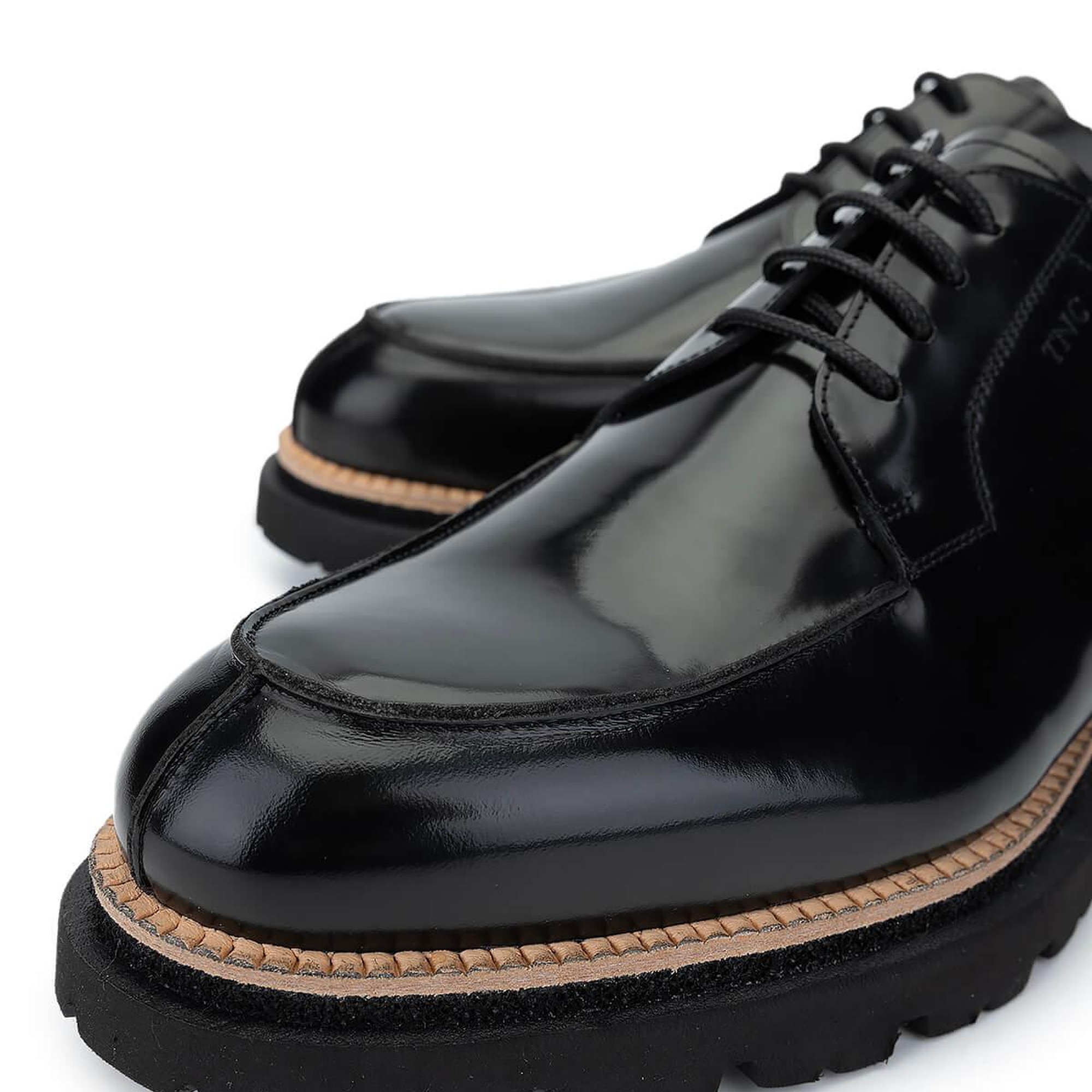 Tamer Tanca Erkek Hakiki Deri Siyah Açma Casual Ayakkabı