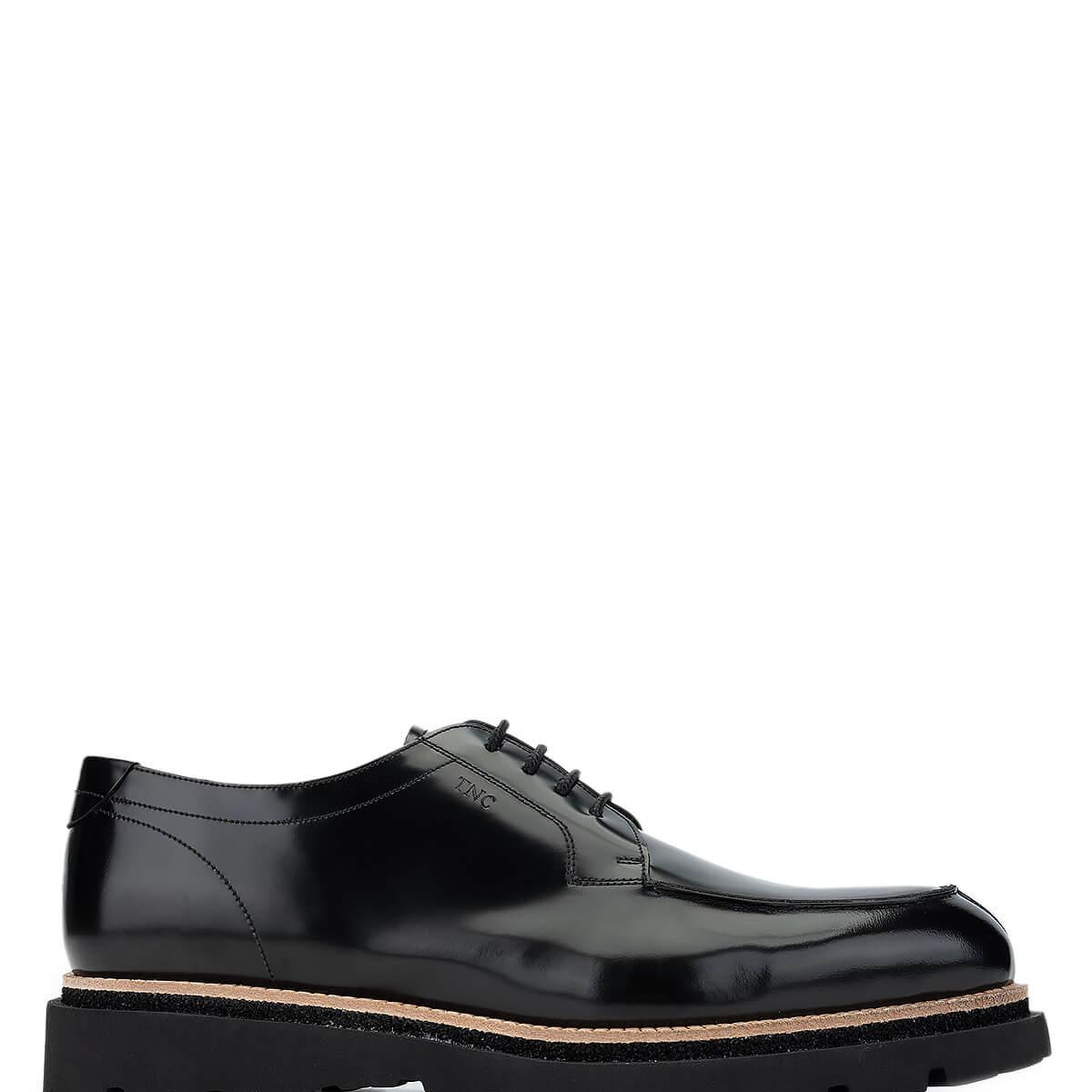 Tamer Tanca Erkek Hakiki Deri Siyah Açma Casual Ayakkabı