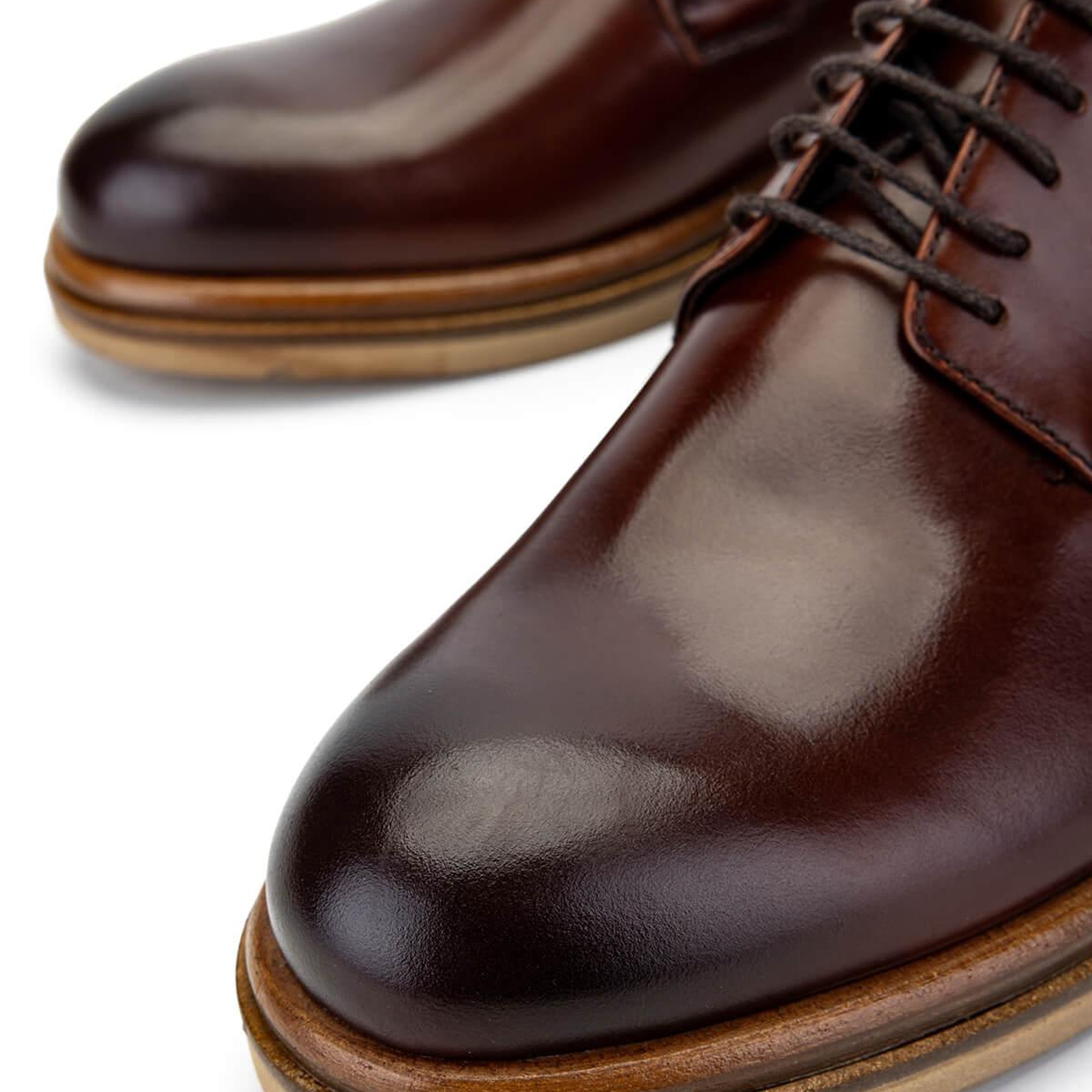 Tamer Tanca Erkek Hakiki Deri Kahverengi Casual Ayakkabı