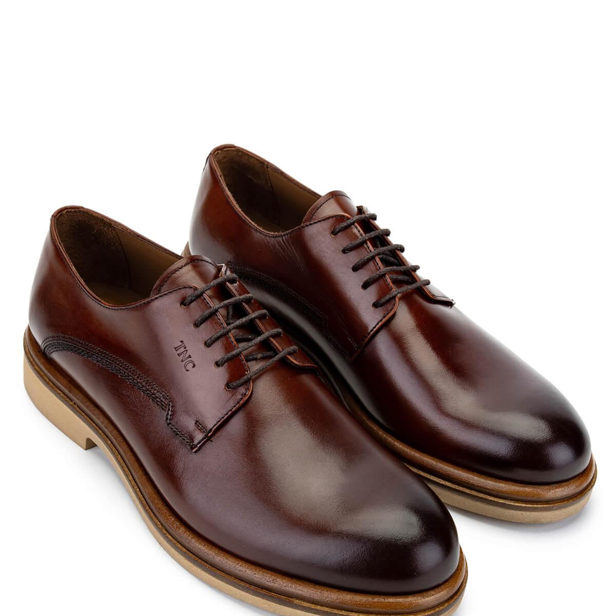 Tamer Tanca Erkek Hakiki Deri Kahverengi Casual Ayakkabı