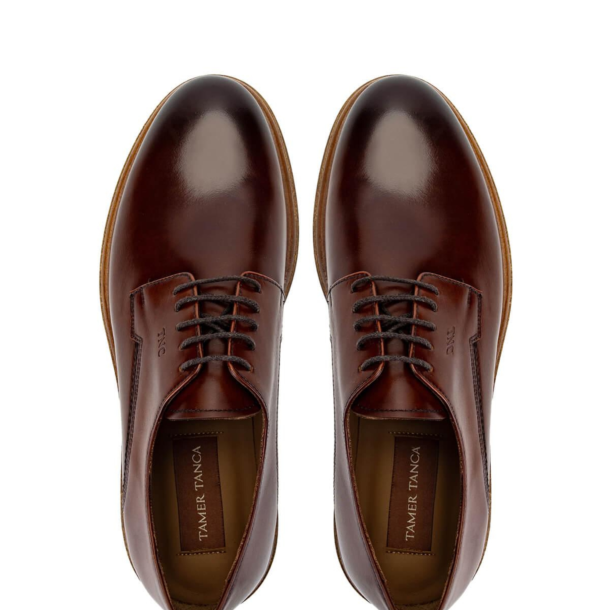 Tamer Tanca Erkek Hakiki Deri Kahverengi Casual Ayakkabı