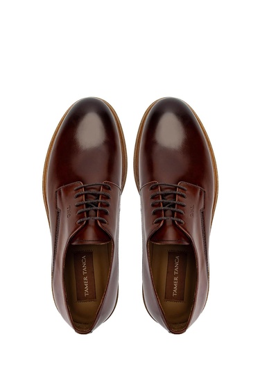  Tamer Tanca Erkek Hakiki Deri Kahverengi Casual Ayakkabı