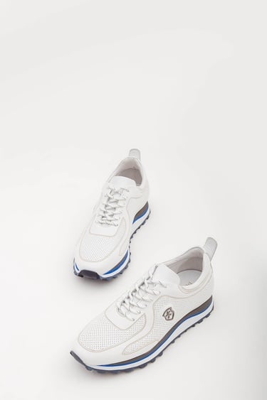  Tamer Tanca Erkek Hakiki Deri Beyaz Casual Ayakkabı