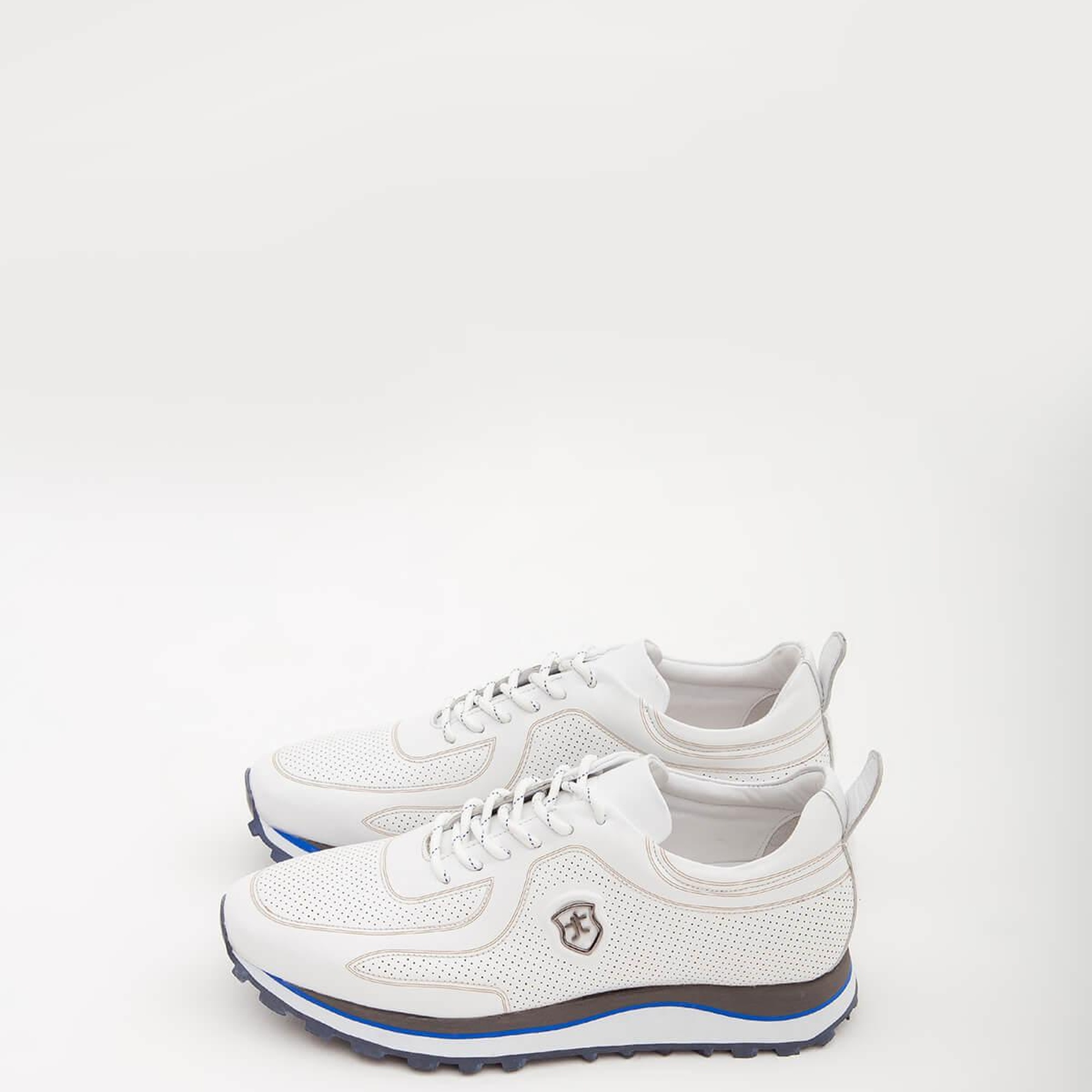 Tamer Tanca Erkek Hakiki Deri Beyaz Casual Ayakkabı