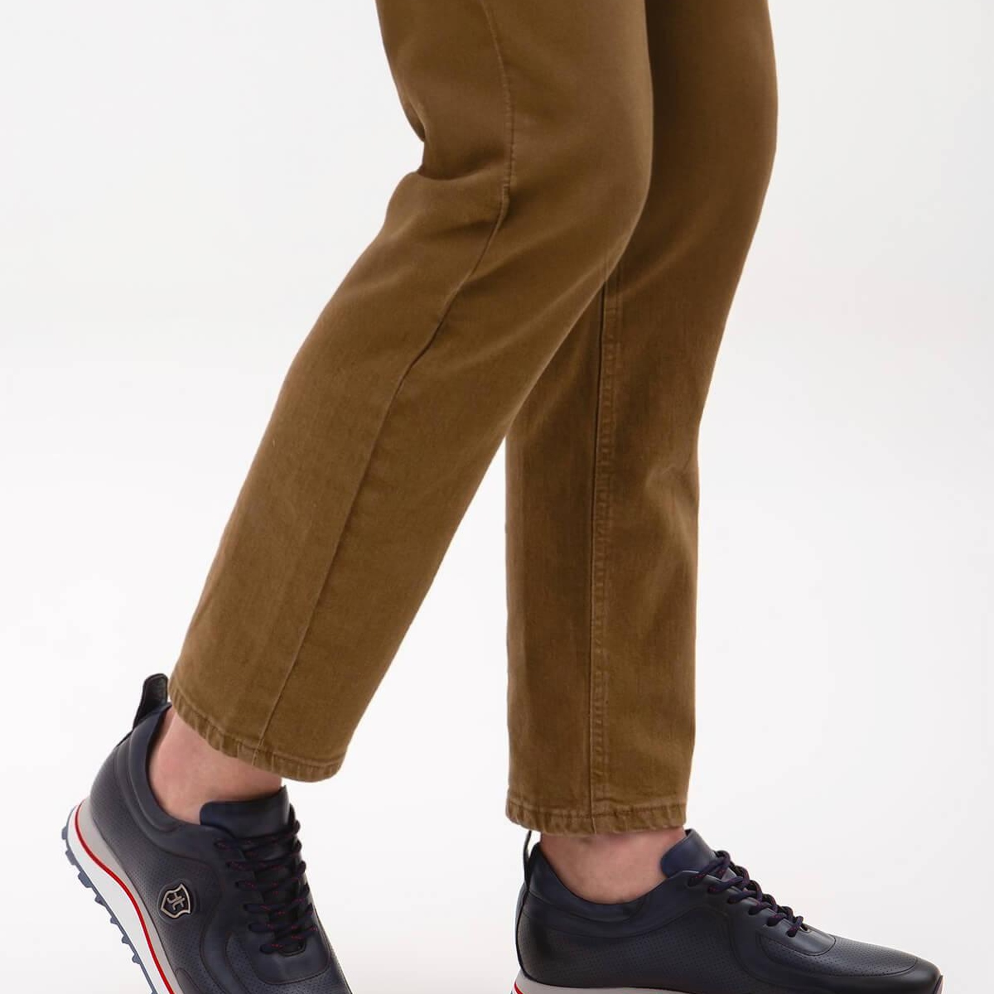 Tamer Tanca Erkek Hakiki Deri Lacivert Casual Ayakkabı