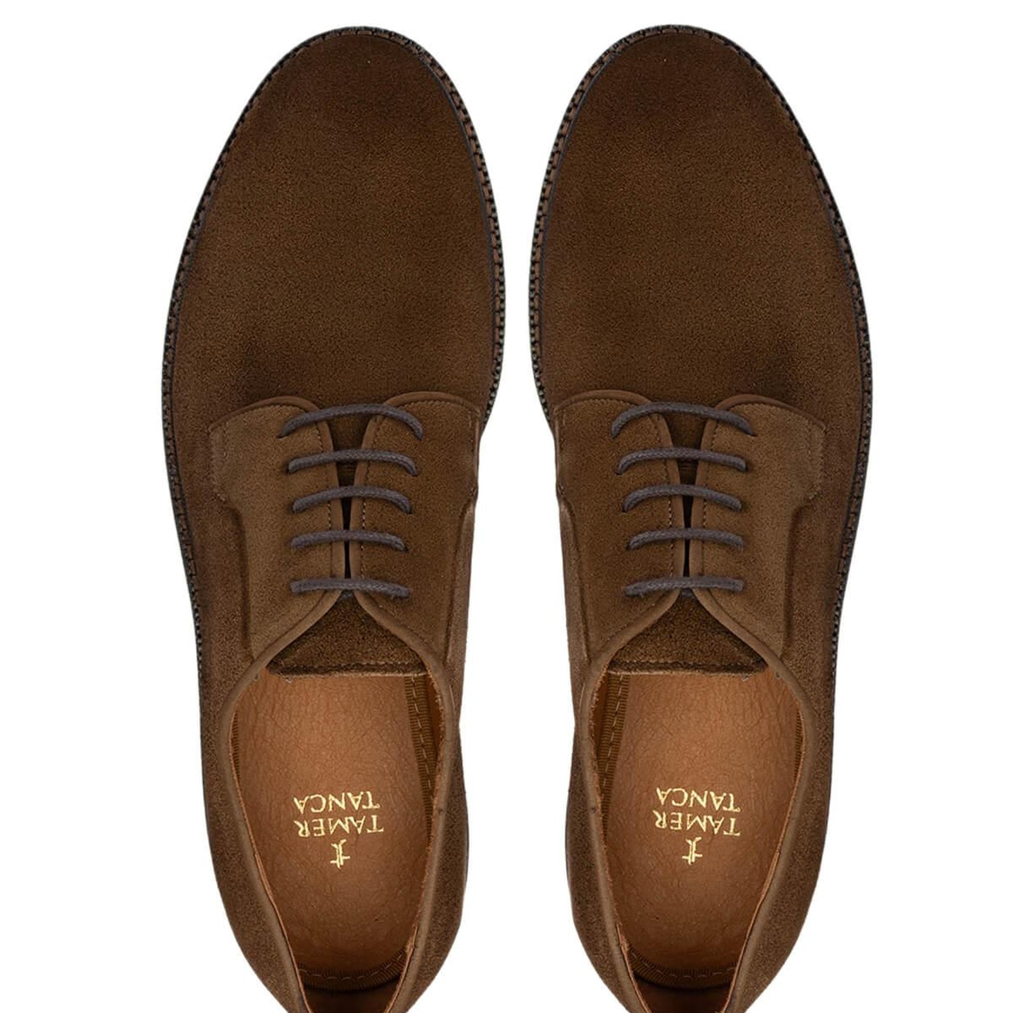 Tamer Tanca Erkek Hakiki Deri Tütün Süet Casual Ayakkabı