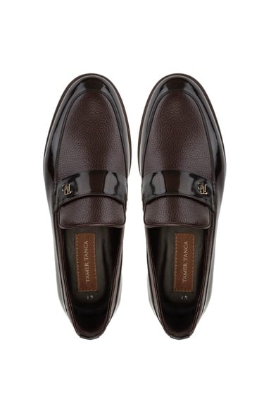  Tamer Tanca Erkek Hakiki Deri Kahverengi Açma Casual Ayakkabı