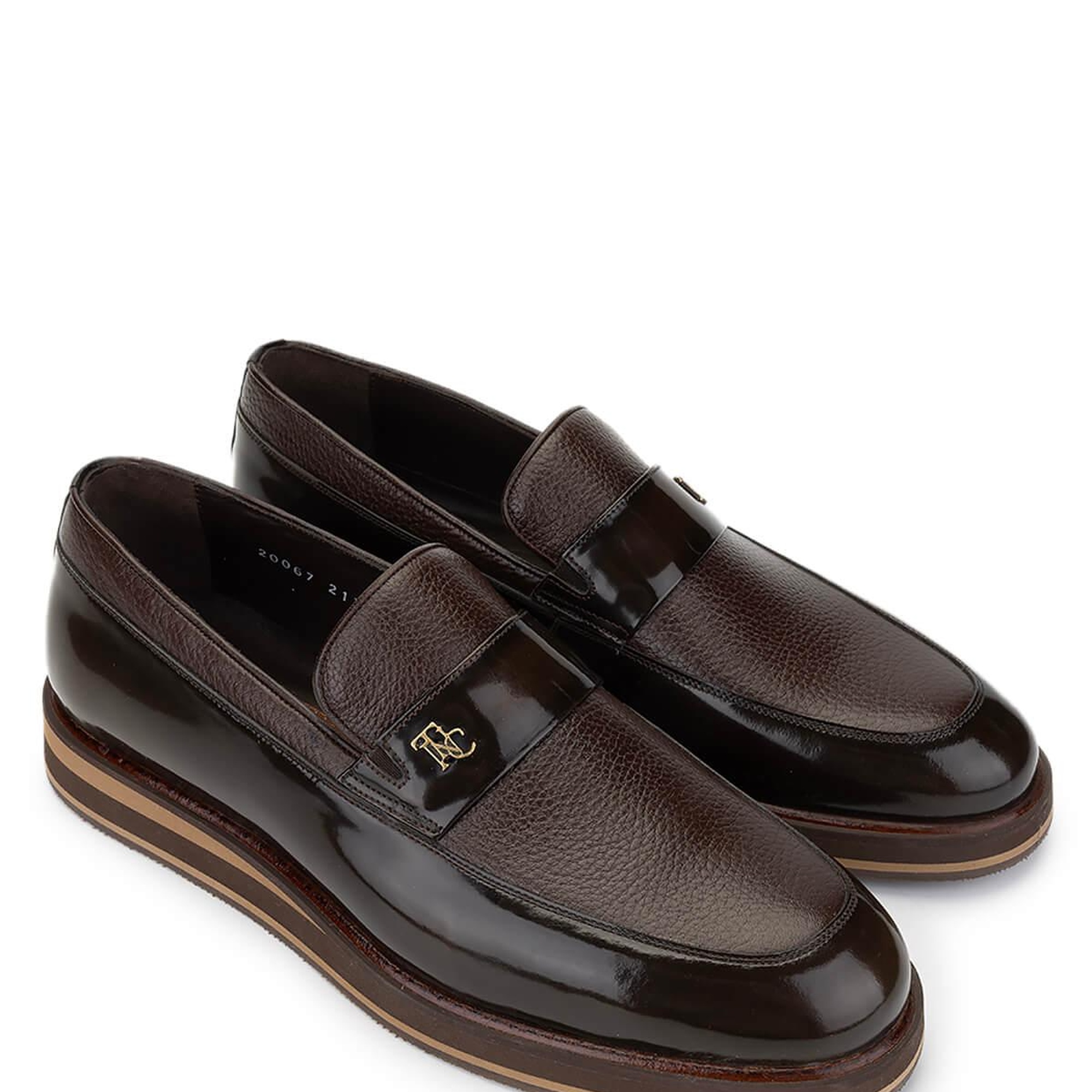 Tamer Tanca Erkek Hakiki Deri Kahverengi Açma Casual Ayakkabı