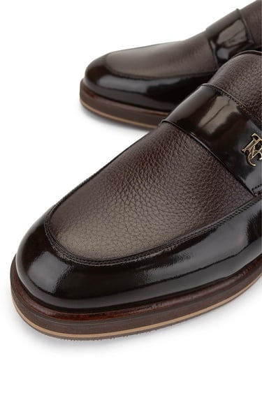  Tamer Tanca Erkek Hakiki Deri Kahverengi Açma Casual Ayakkabı