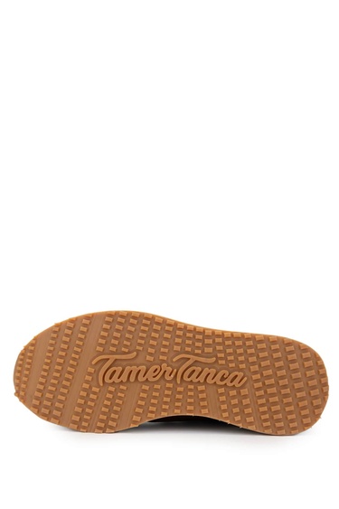  Tamer Tanca Erkek Hakiki Deri Kahverengi Sneakers & Spor Ayakkabı