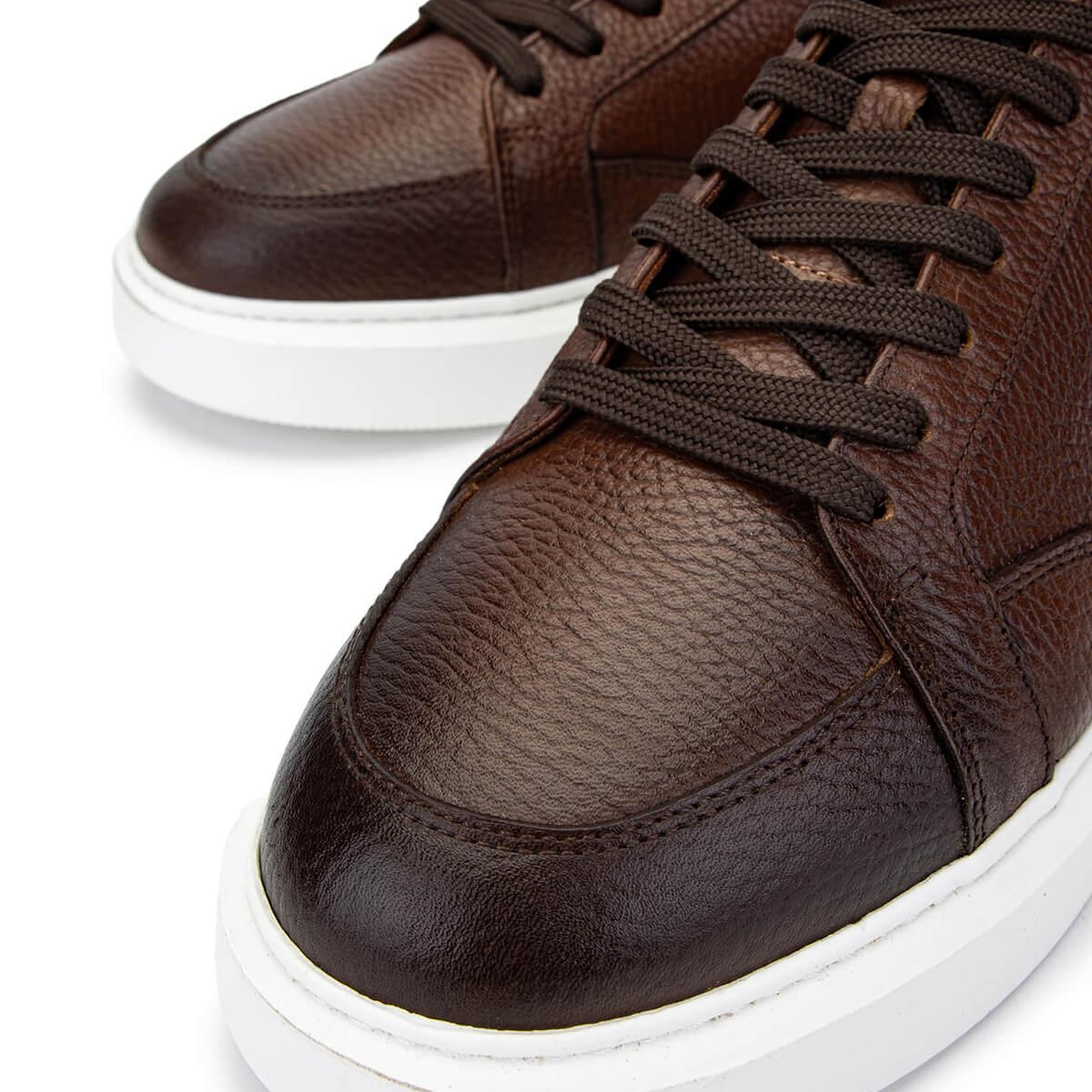 Tamer Tanca Erkek Hakiki Deri Kahverengi Sneakers & Spor Ayakkabı