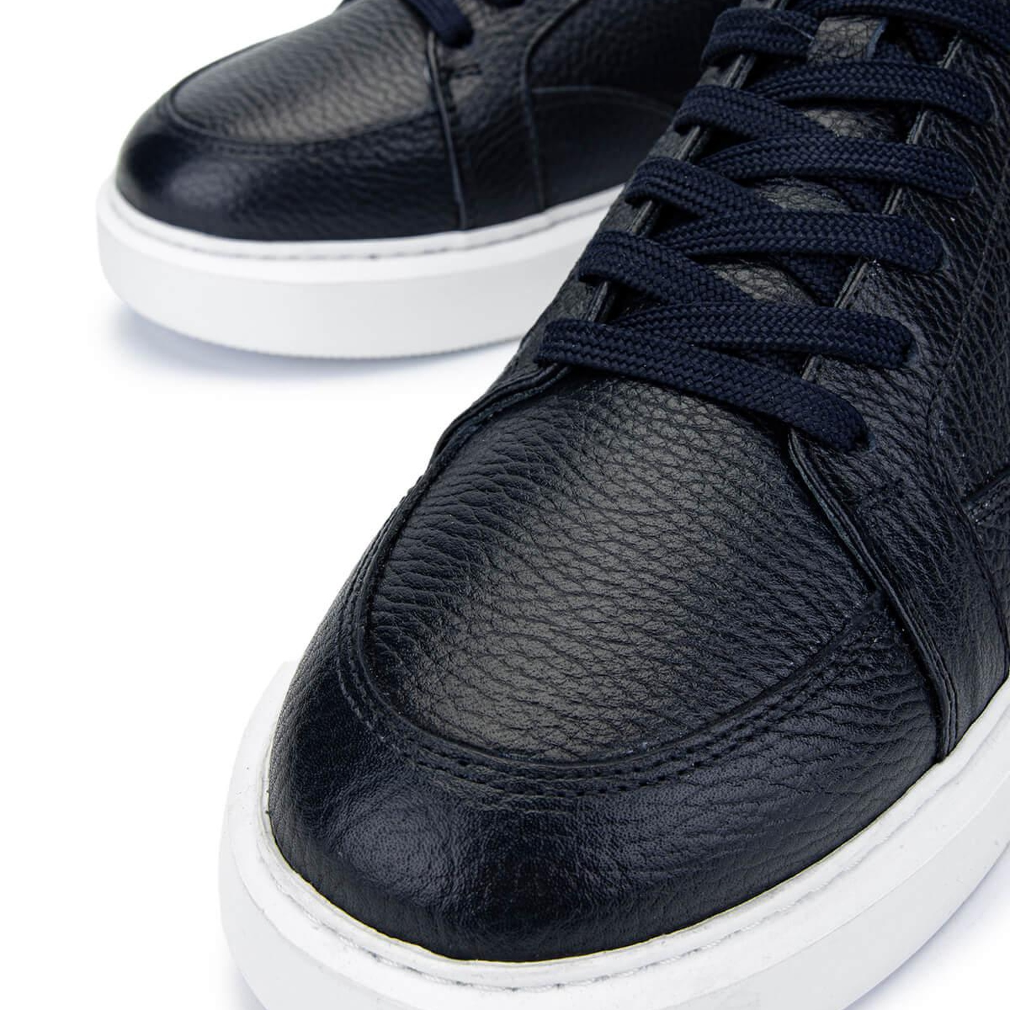 Tamer Tanca Erkek Hakiki Deri Lacivert Sneakers & Spor Ayakkabı