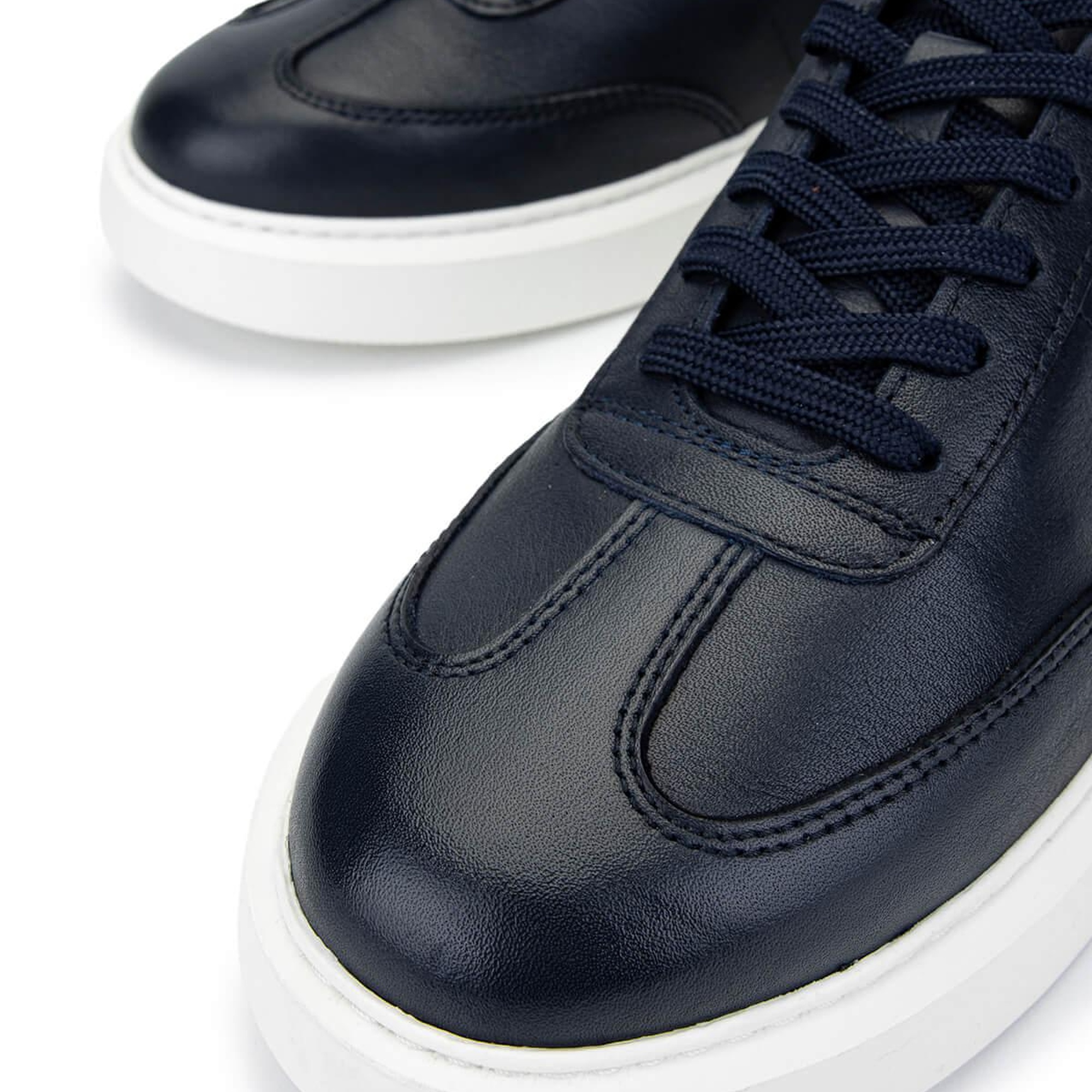 Tamer Tanca Erkek Hakiki Deri Lacivert Sneakers & Spor Ayakkabı