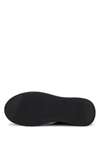  Tamer Tanca Erkek Hakiki Deri Siyah Sneakers & Spor Ayakkabı
