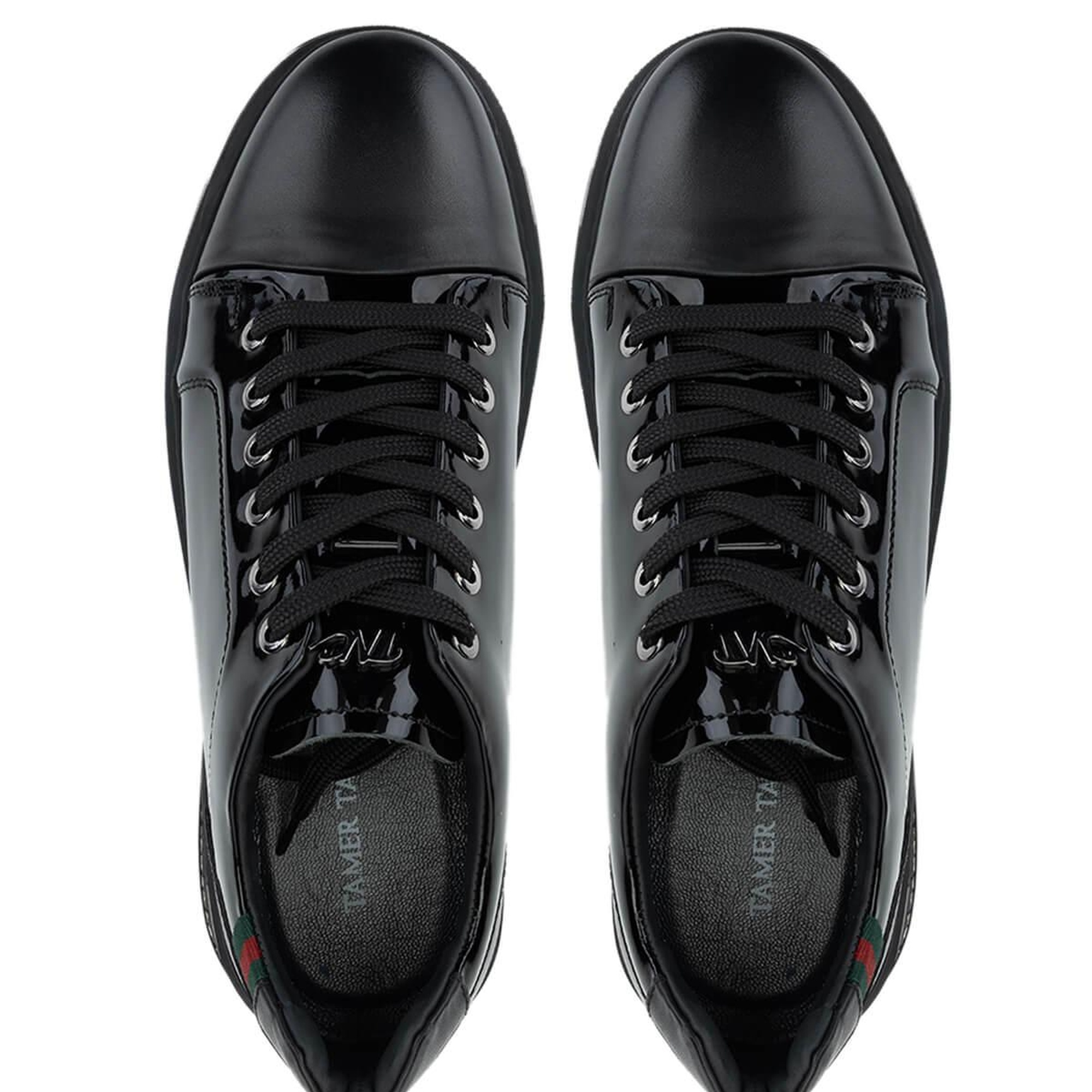 Tamer Tanca Erkek Hakiki Deri Siyah Sneakers & Spor Ayakkabı