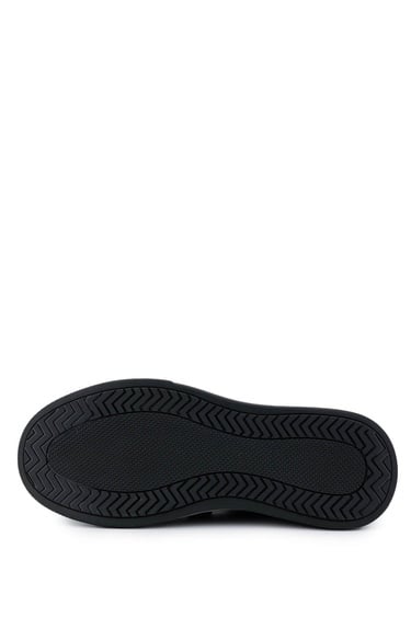  Tamer Tanca Erkek Hakiki Deri Siyah Analin Sneakers & Spor Ayakkabı