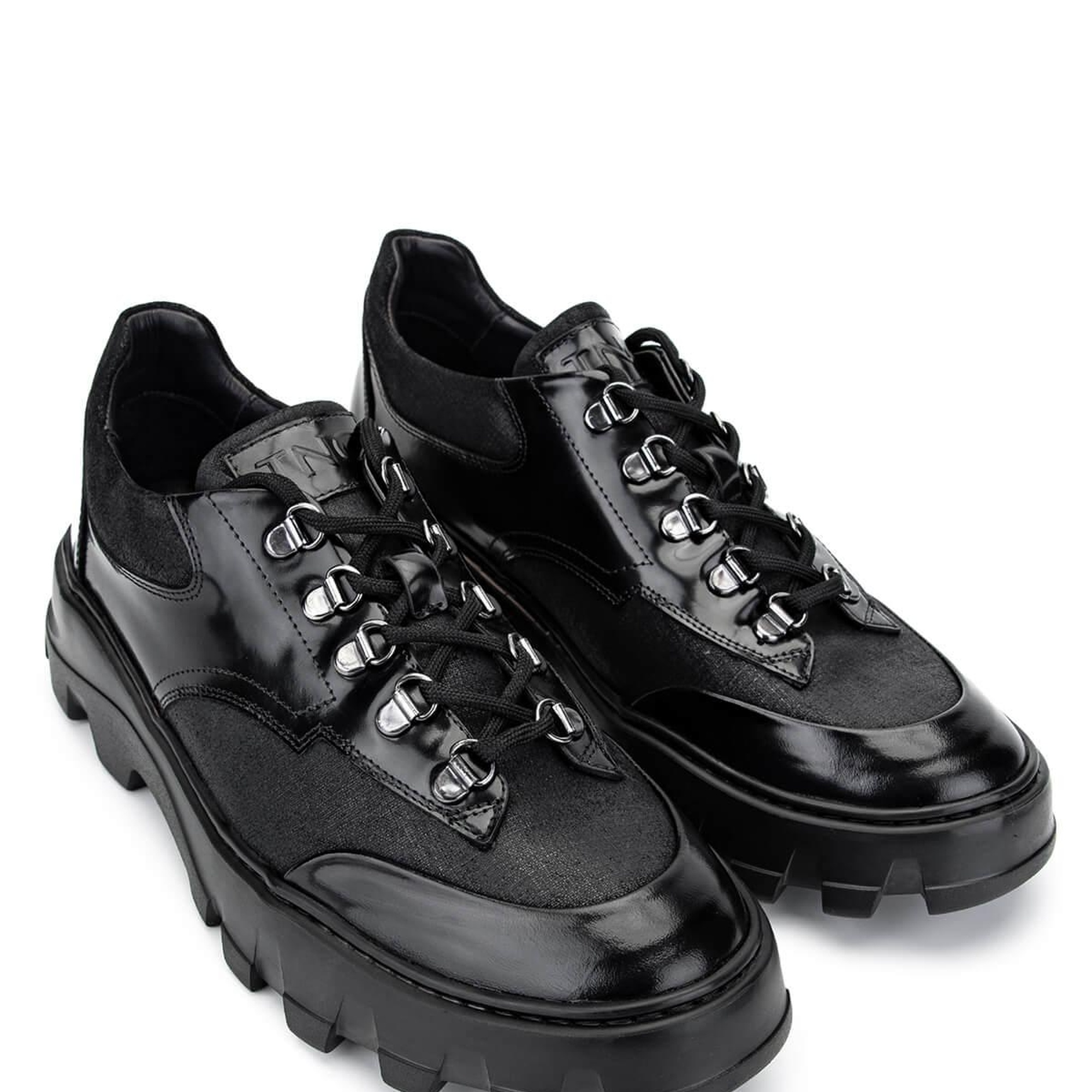 Tamer Tanca Erkek Hakiki Deri Siyah Sneakers & Spor Ayakkabı