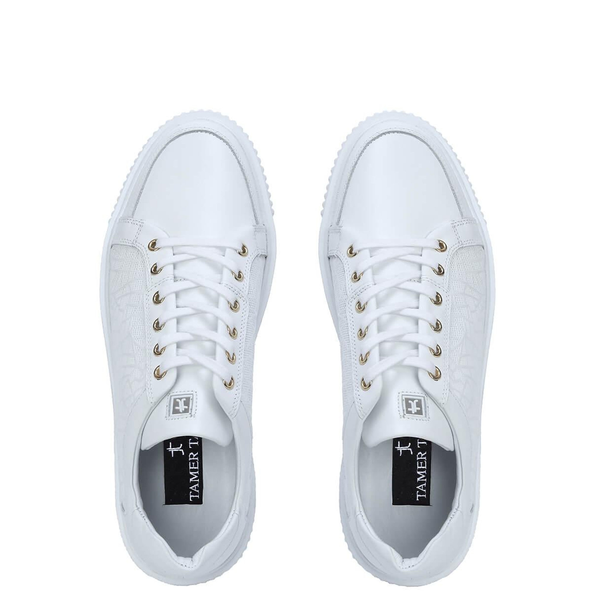 Tamer Tanca Erkek Hakiki Deri Beyaz Sneakers & Spor Ayakkabı