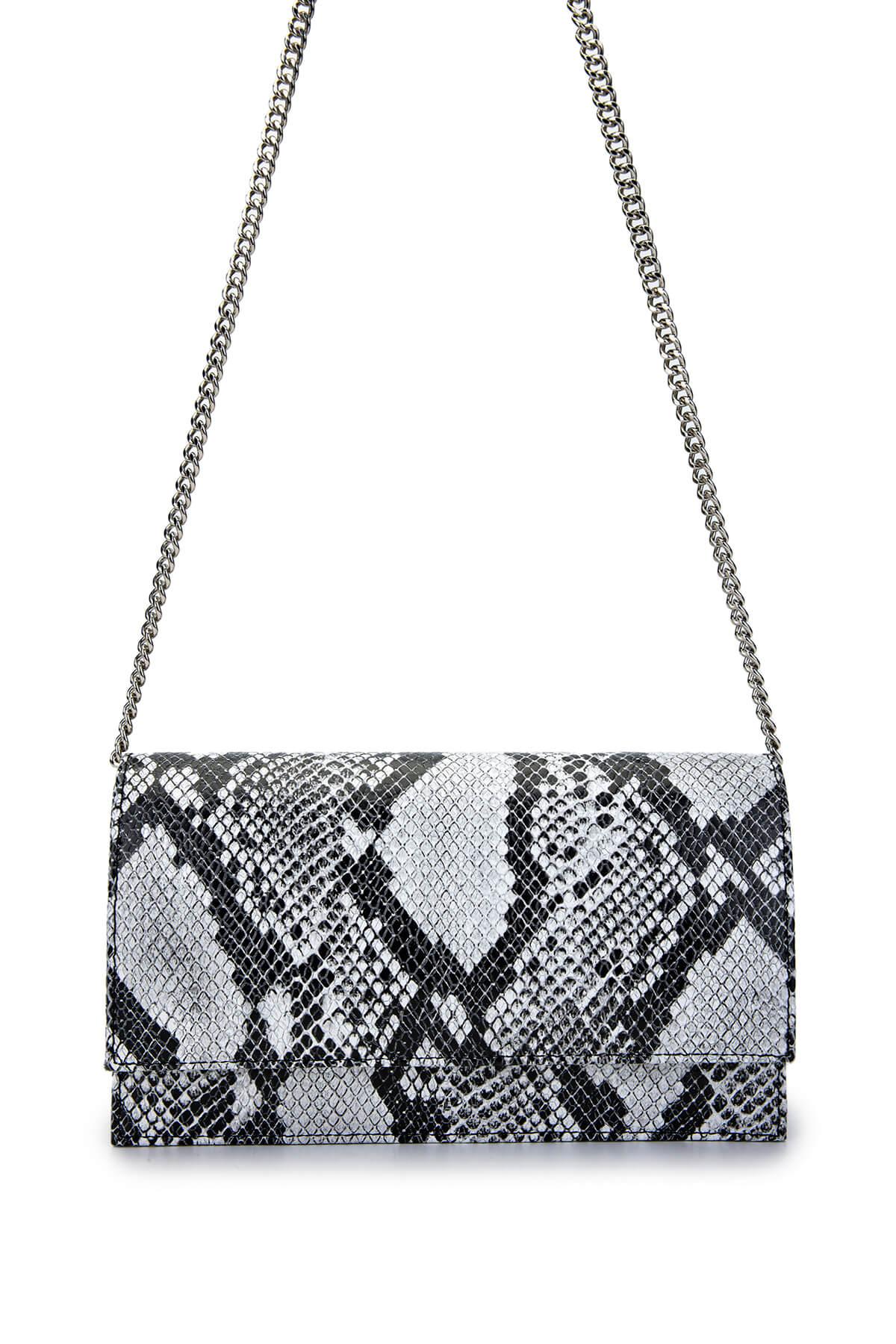  Tamer Tanca Kadın Hakiki Deri Naturel Omuz Çanta