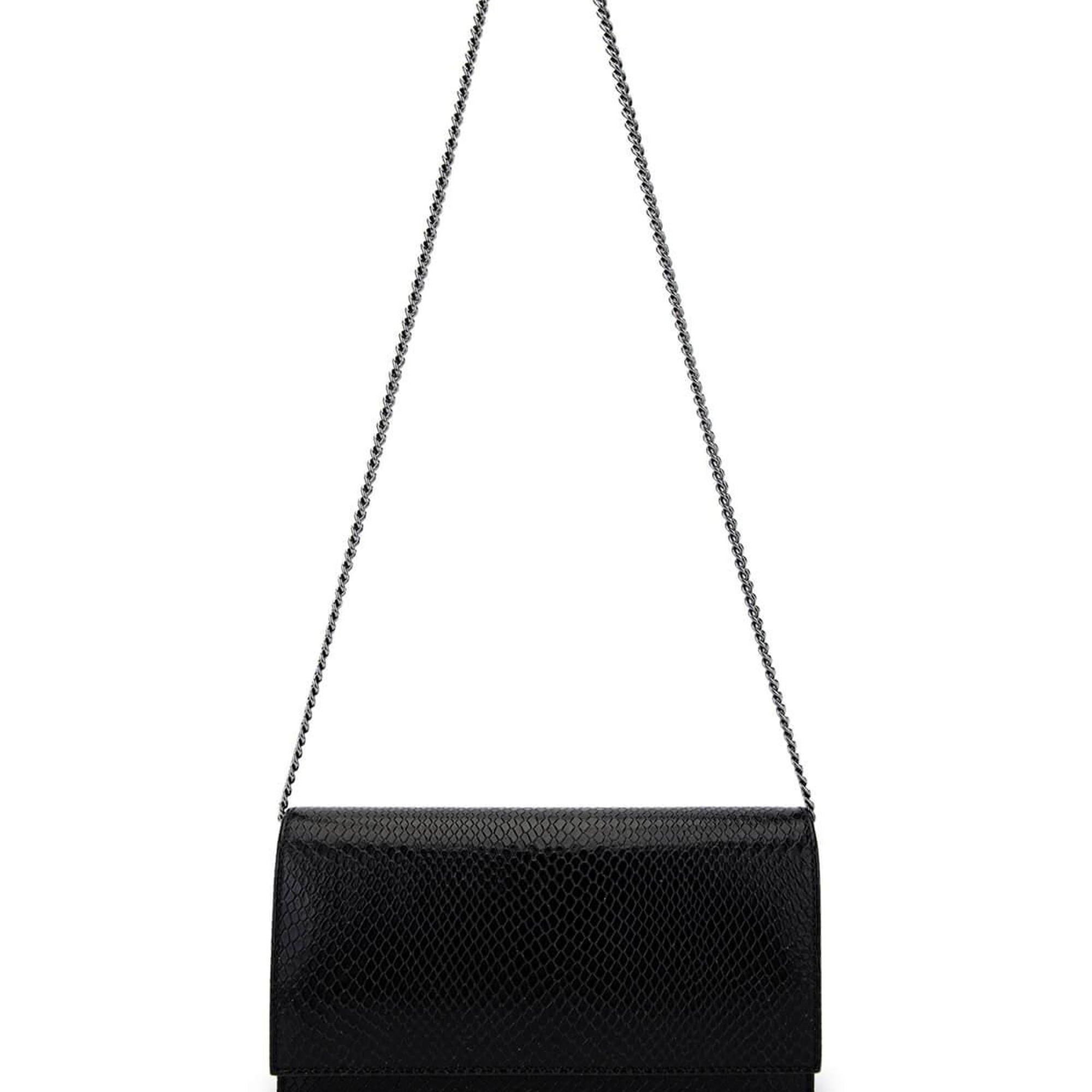 Tamer Tanca Kadın Hakiki Deri Siyah Omuz Çanta