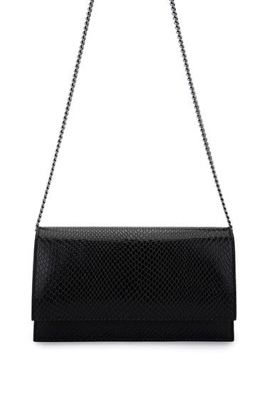  Tamer Tanca Kadın Hakiki Deri Siyah Omuz Çanta