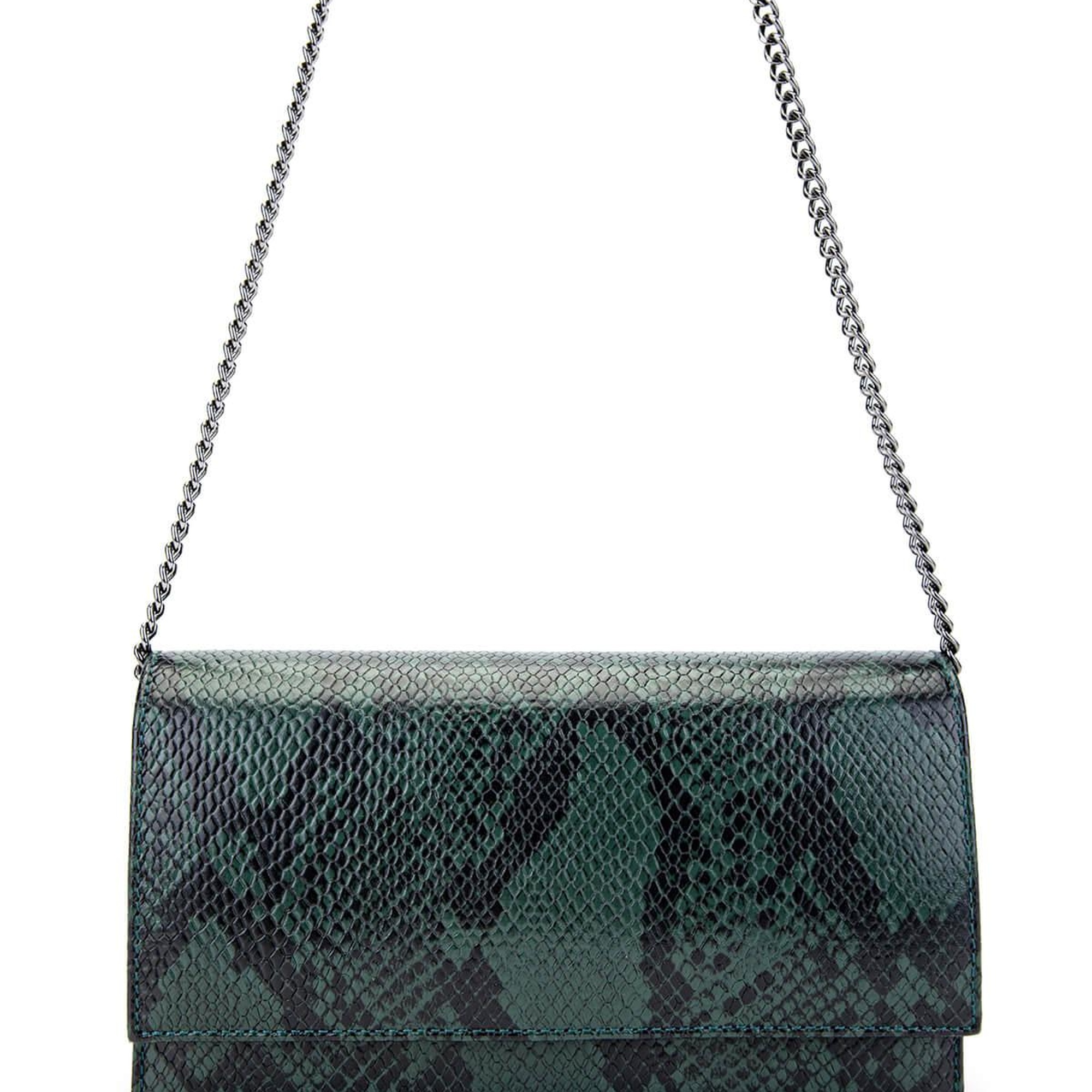 Tamer Tanca Kadın Hakiki Deri Yeşil Omuz Çanta