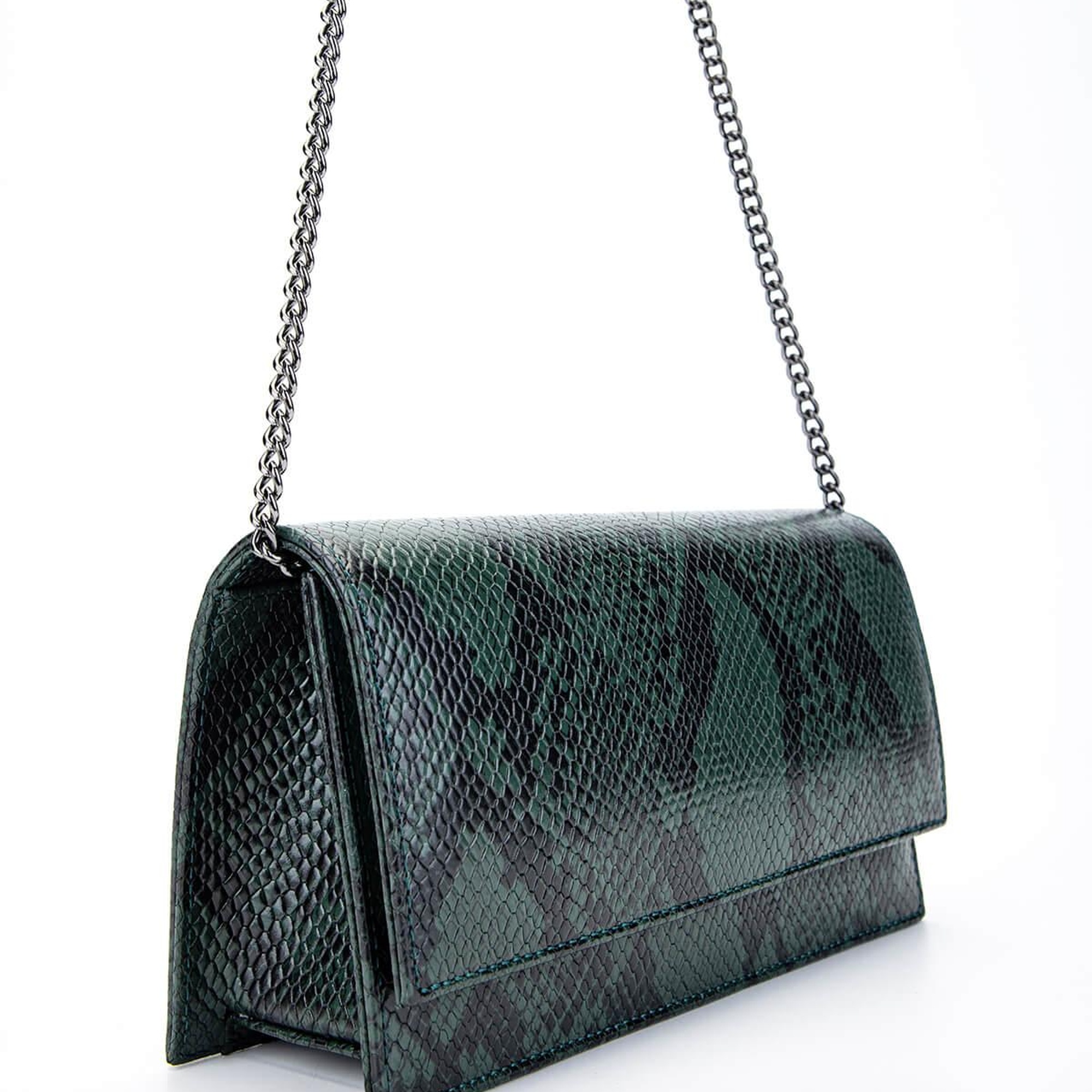 Tamer Tanca Kadın Hakiki Deri Yeşil Omuz Çanta