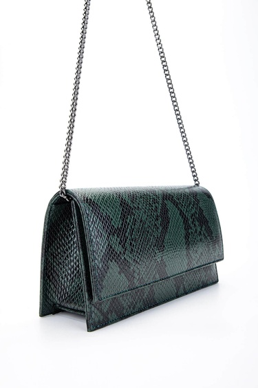  Tamer Tanca Kadın Hakiki Deri Yeşil Omuz Çanta