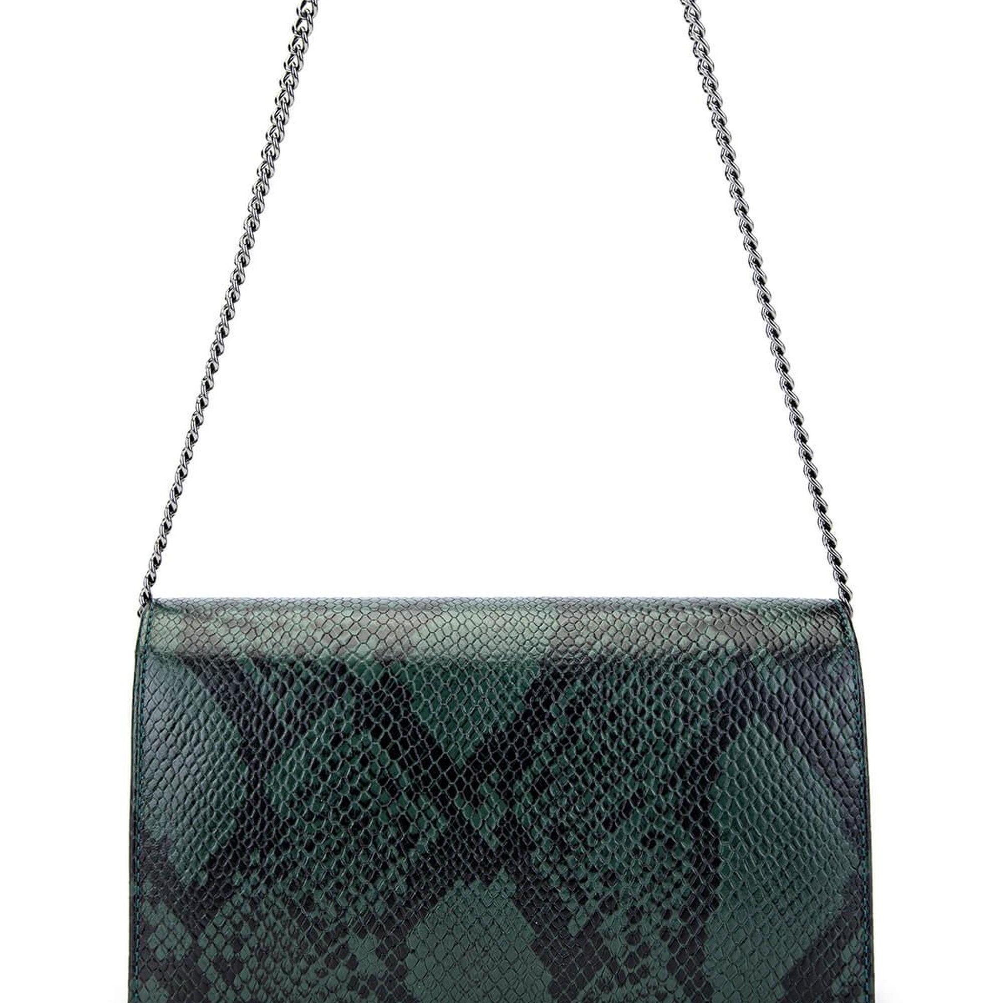 Tamer Tanca Kadın Hakiki Deri Yeşil Omuz Çanta