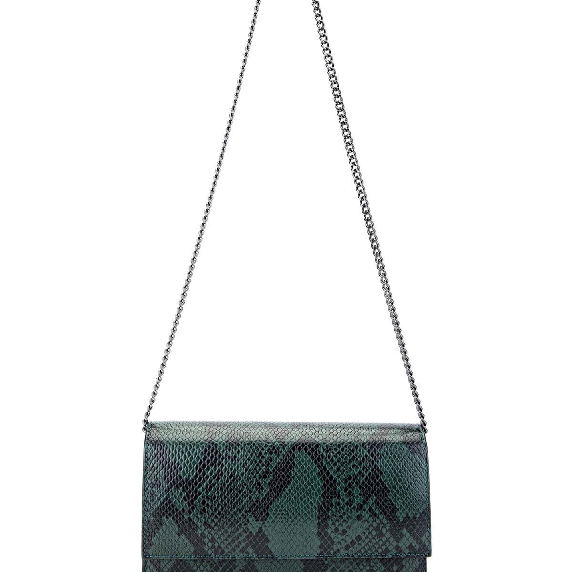 Tamer Tanca Kadın Hakiki Deri Yeşil Omuz Çanta