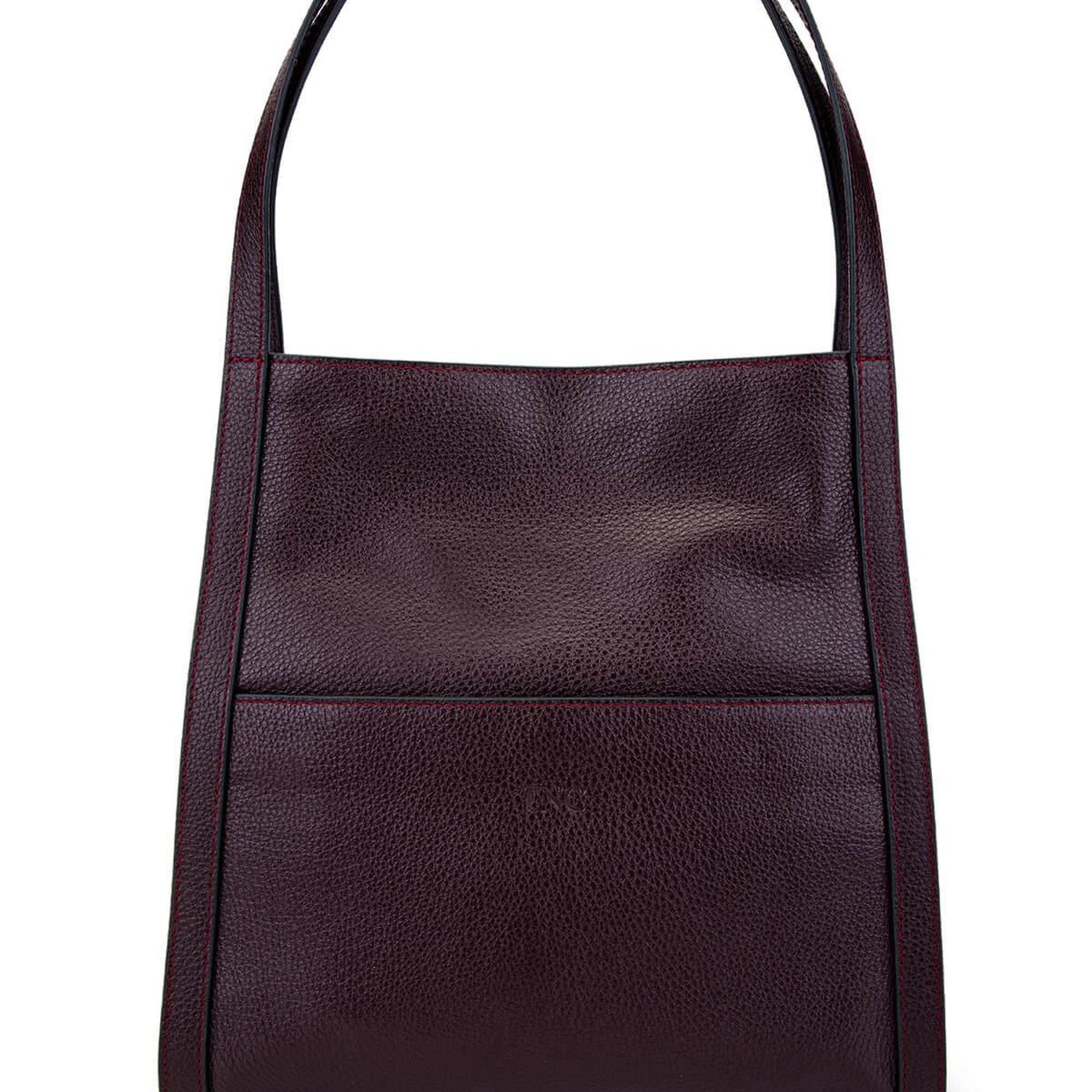 Tamer Tanca Kadın Hakiki Deri Bordo Omuz Çanta