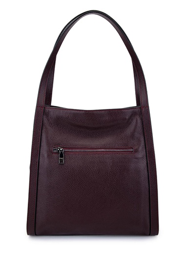  Tamer Tanca Kadın Hakiki Deri Bordo Omuz Çanta