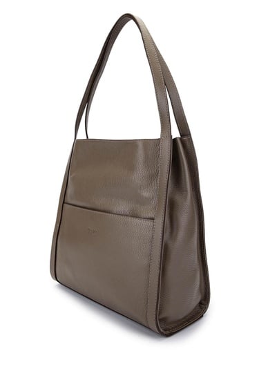  Tamer Tanca Kadın Hakiki Deri Vizon Floter Omuz Çanta