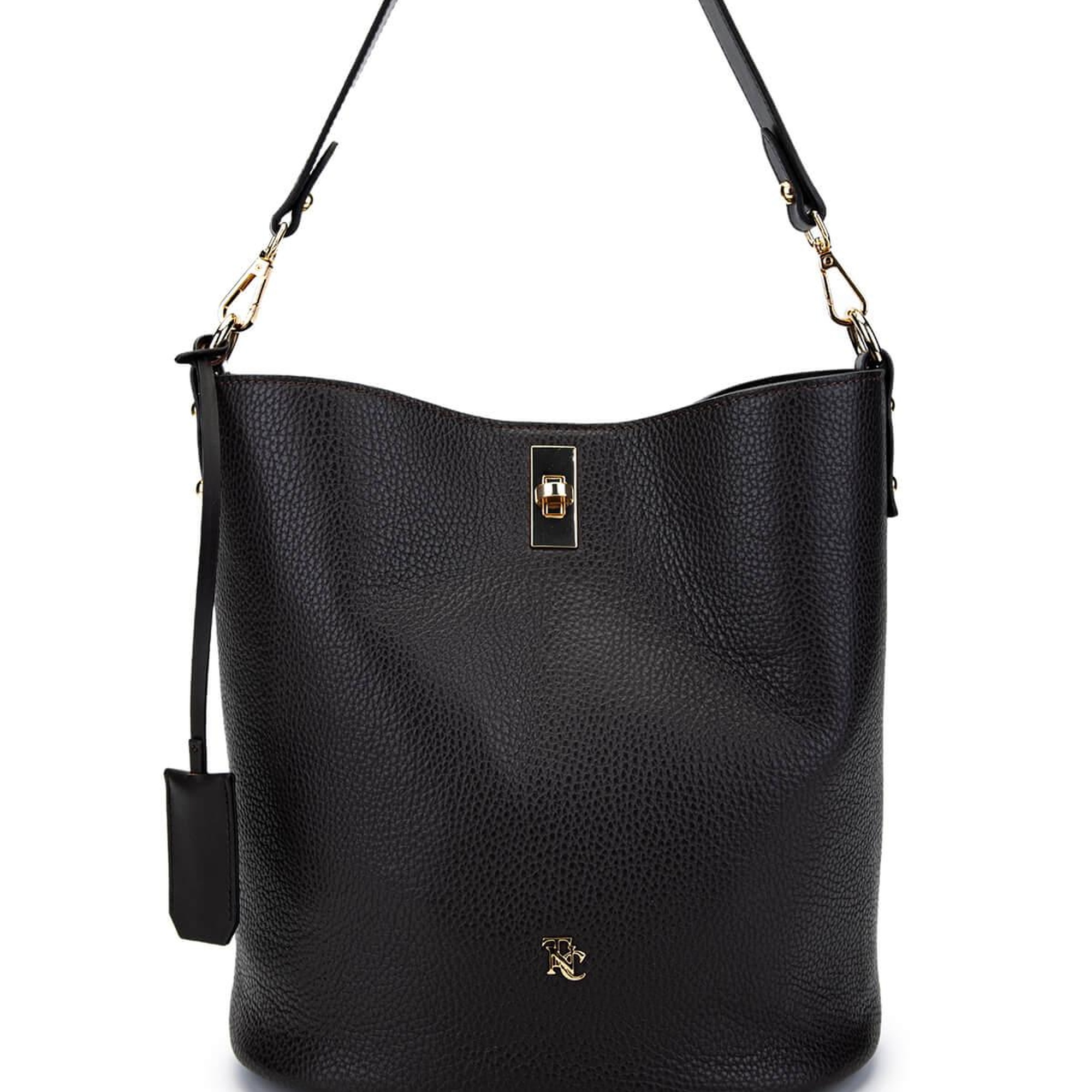 Tamer Tanca Kadın Hakiki Deri Kahverengi Omuz Çanta