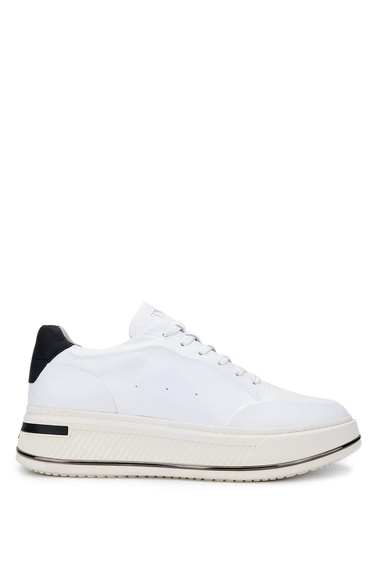 Tamer Tanca Erkek Hakiki Deri Beyaz Sneakers & Spor Ayakkabı