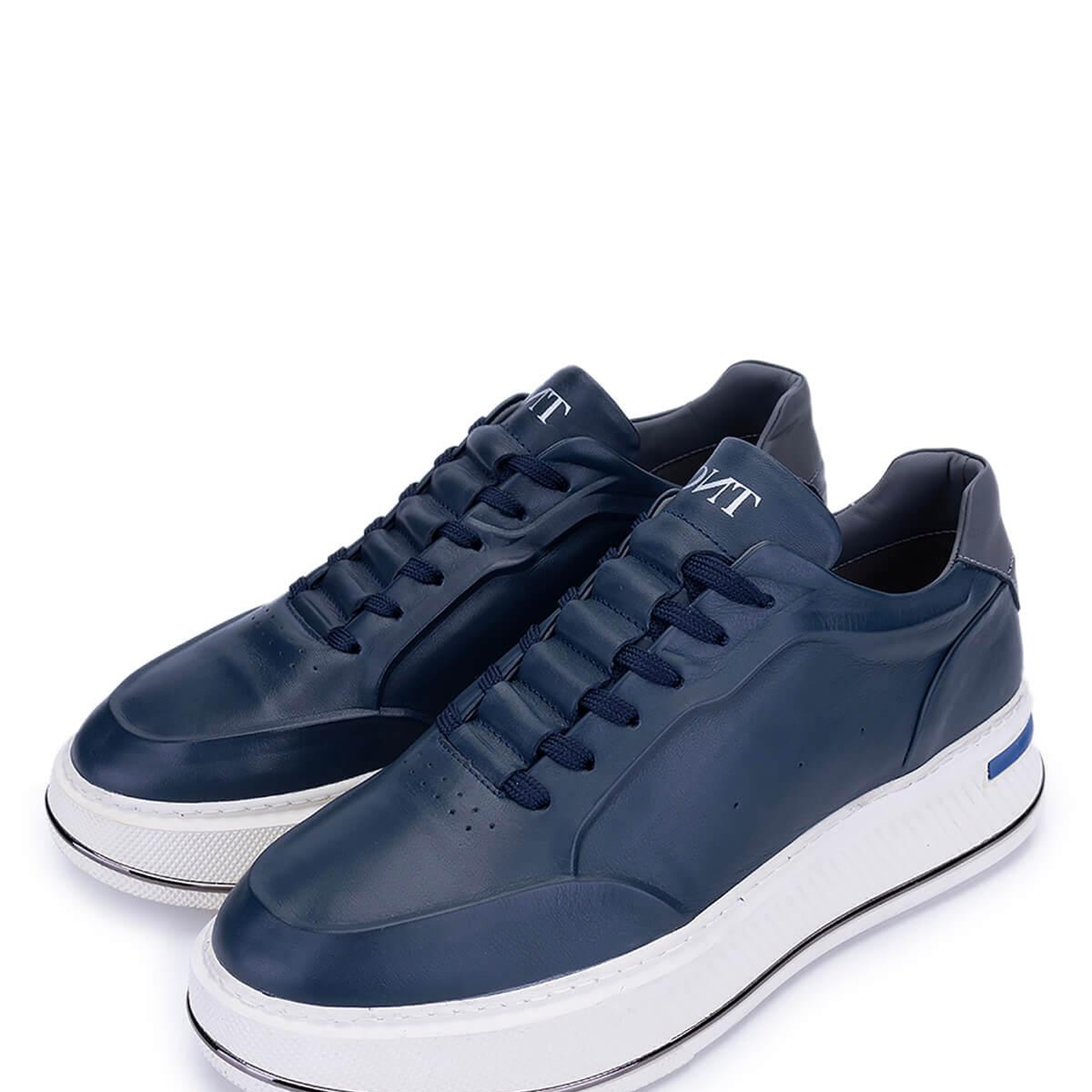 Tamer Tanca Erkek Hakiki Deri Lacivert Sneakers & Spor Ayakkabı