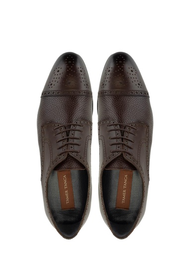  Tamer Tanca Erkek Hakiki Deri Kahverengi Klasik Ayakkabı