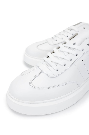  Tamer Tanca Erkek Hakiki Deri Beyaz Sneakers & Spor Ayakkabı